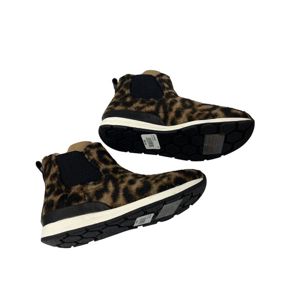 B.O.C. Kara Womens Leopard Print Ankle Boots Size 7 Medium Faux Suede & Elastic - Picture 6 of 8